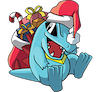 Pokemon Świąteczny Totodile