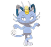 Pokemon Shiny Meowth (Alolan Meowth)
